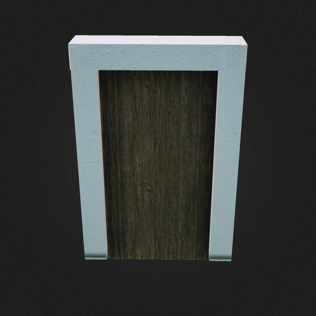 wood door