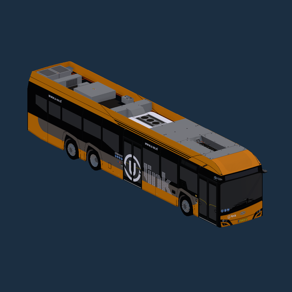 Solaris Urbino 15 Electric U-OV Ulink (Oranje-Wit)