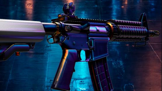 M4A4 | Chrome Neon V3