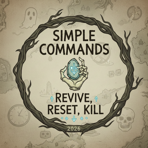 Simple Commands: Revive, Reset, Kill – Don't Starve Together Mod