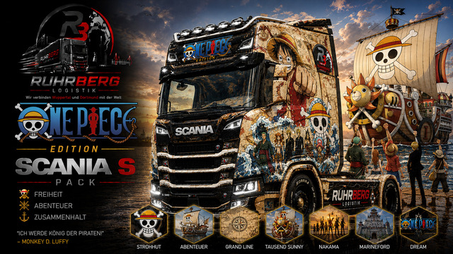 One Piece Scania S Pack