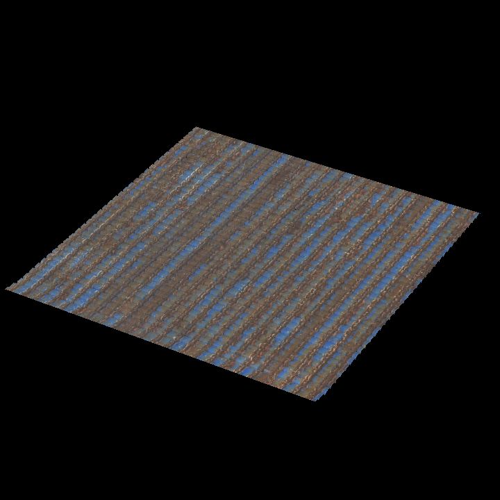 Corrugated wall roof rusty #1