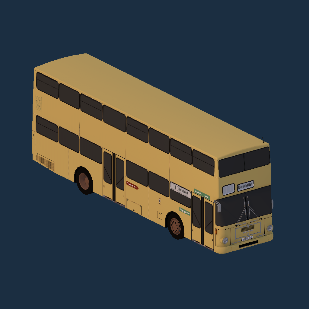 BVG - Gaubschat & MAN SD200 (SD74) - Grundlack