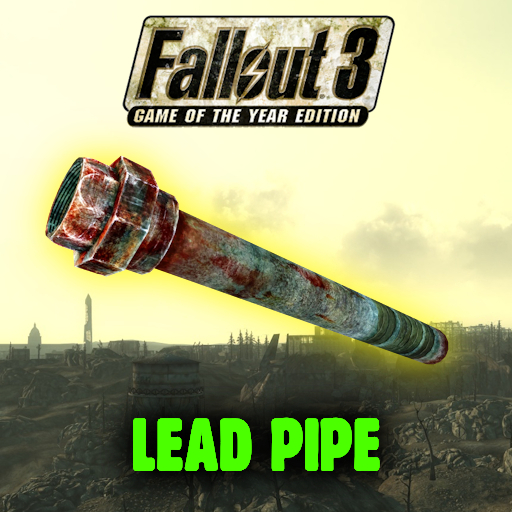 Lead pipe from Fallout 3 (Crowbar)