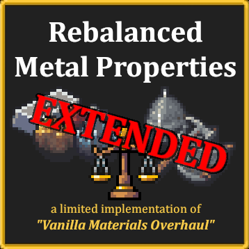 Additional Metals with Rebalanced Properties (Vanilla-Friendly) preview
