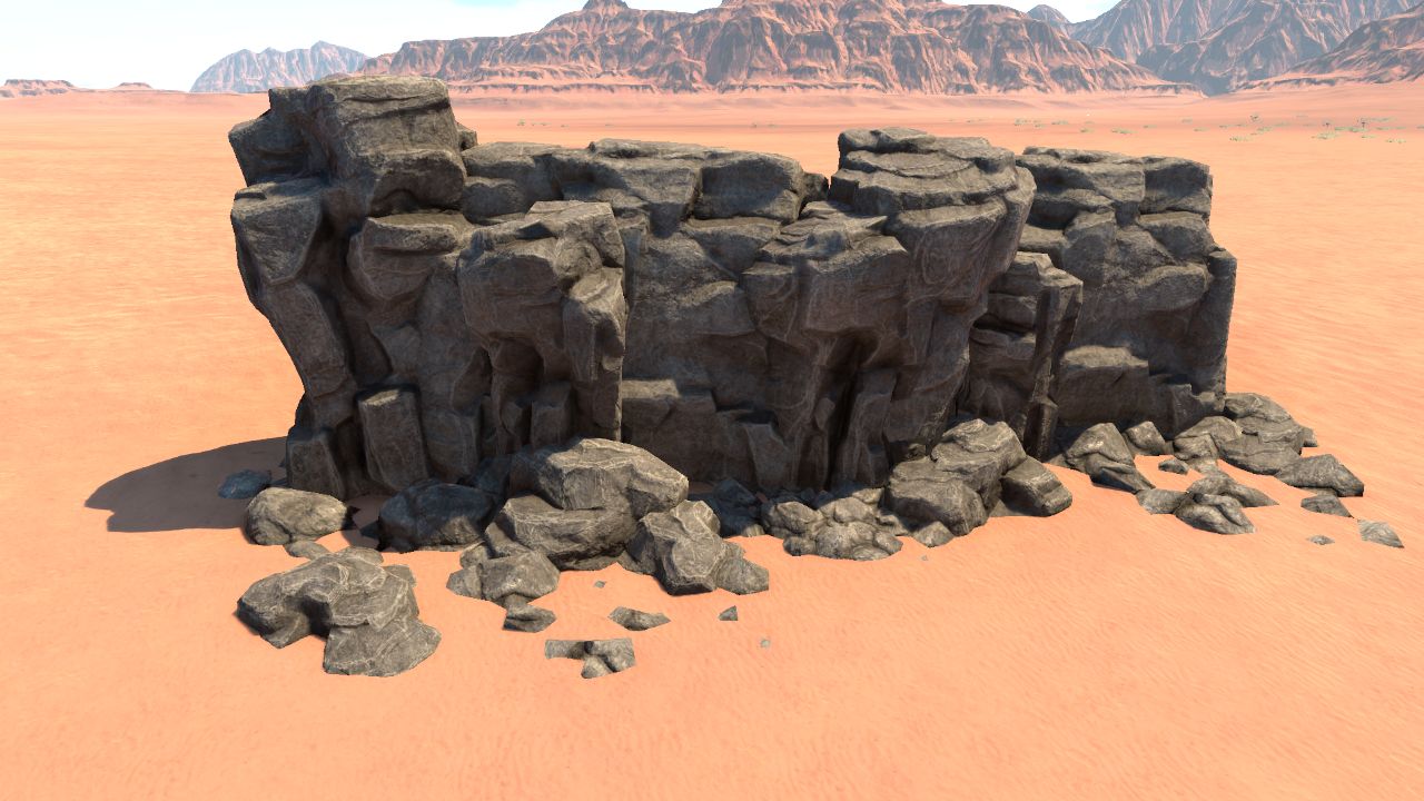 Rock cluster