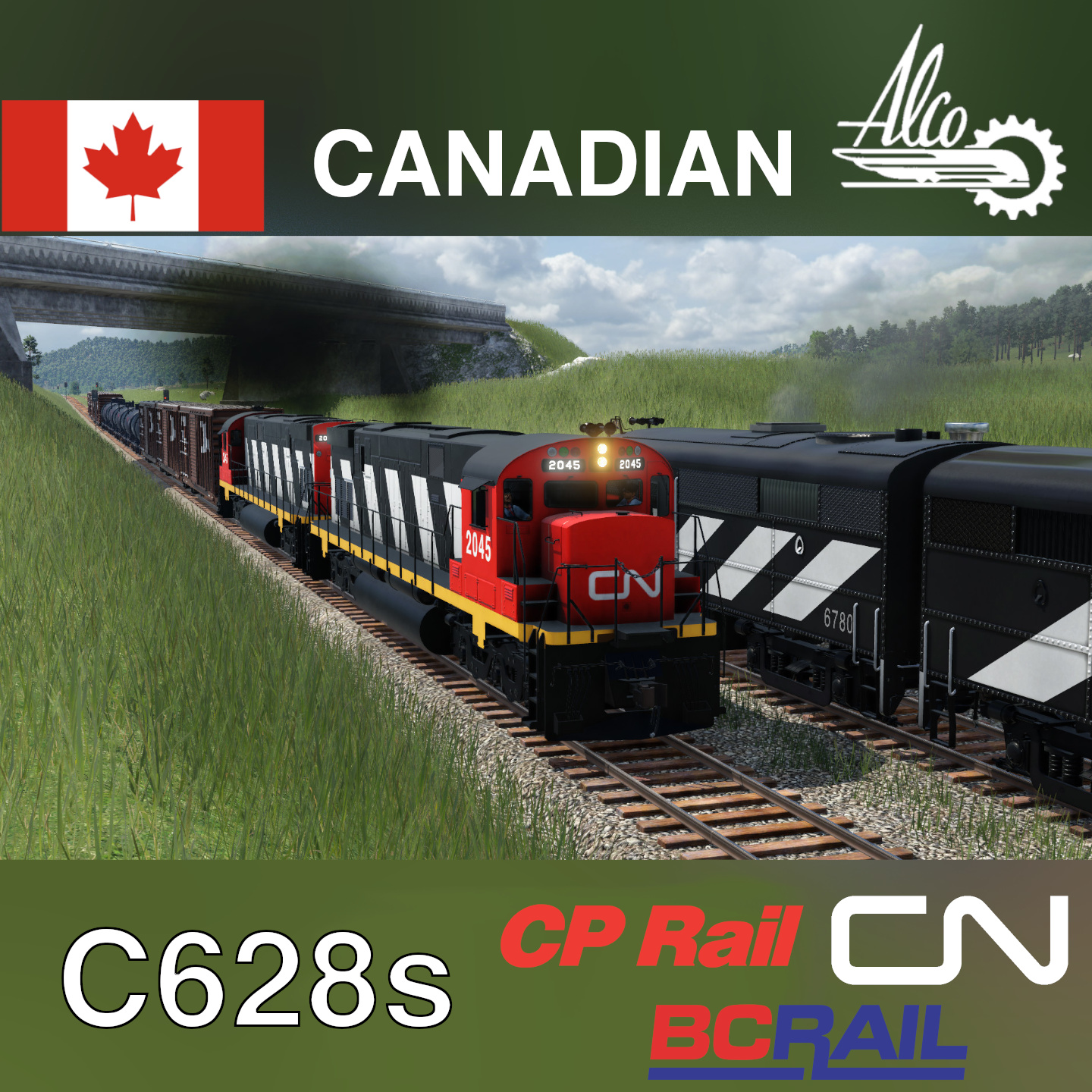 Canadian Alco C628 Reskins