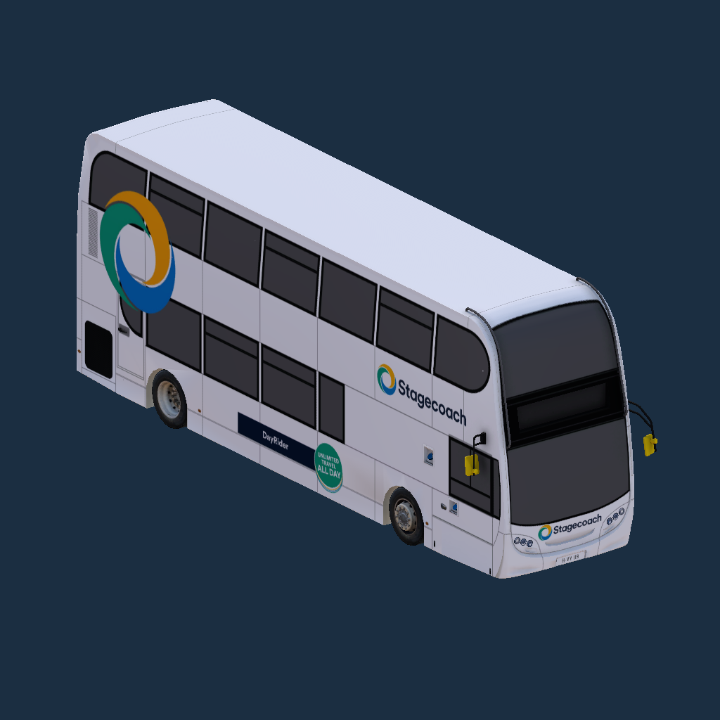 Enviro 400 Facelift Custom Stagecoach White