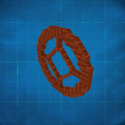 Wheel with Diamond-Shape Center