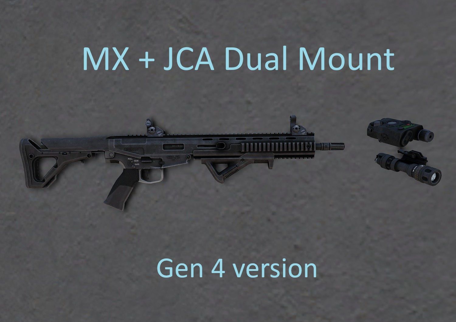 JCA Dual Mount MX Compat (Gen 4 version)