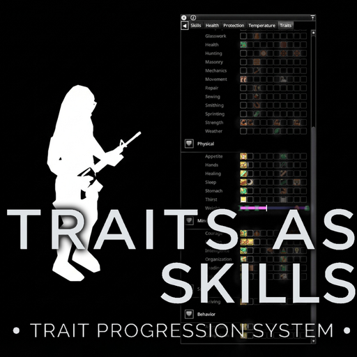 Traits As Skills – Project Zomboid Mod