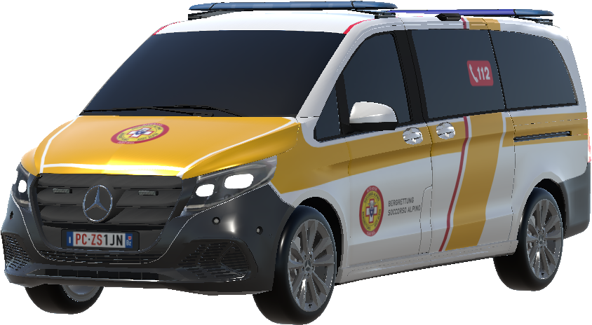 Bergrettung CNSAS Bozen / Soccorso Alpino CNSAS Bolzano - Mannschaftstransportfahrzeug / Mezzo trasporto personale preview