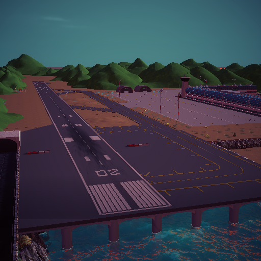 High detailed Island Airport 2