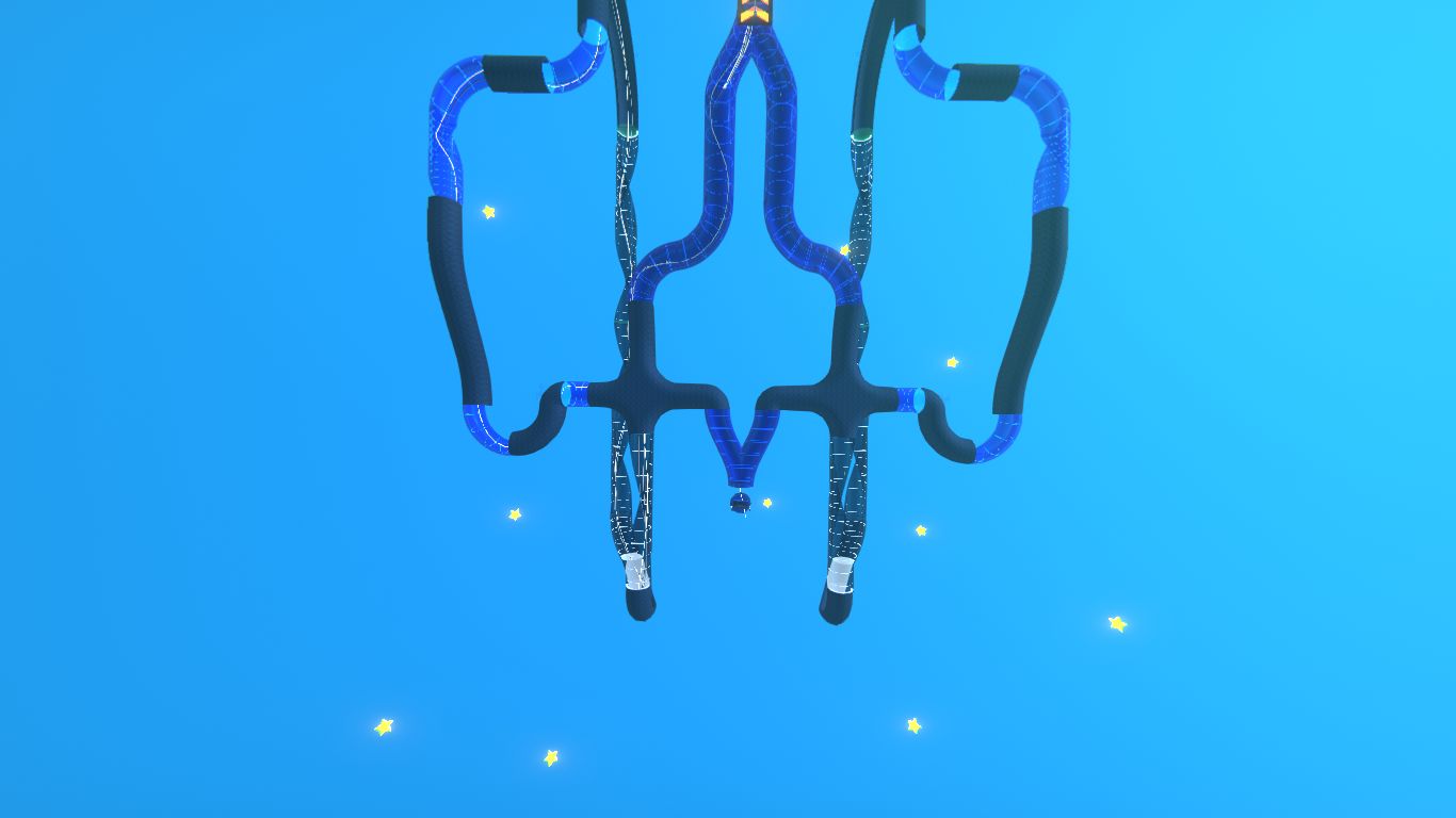Blue and Black