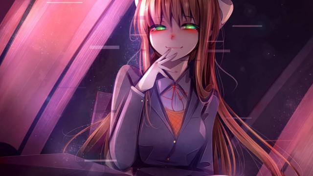 R-18 Monika (Doki Doki Literature Club) Spinner