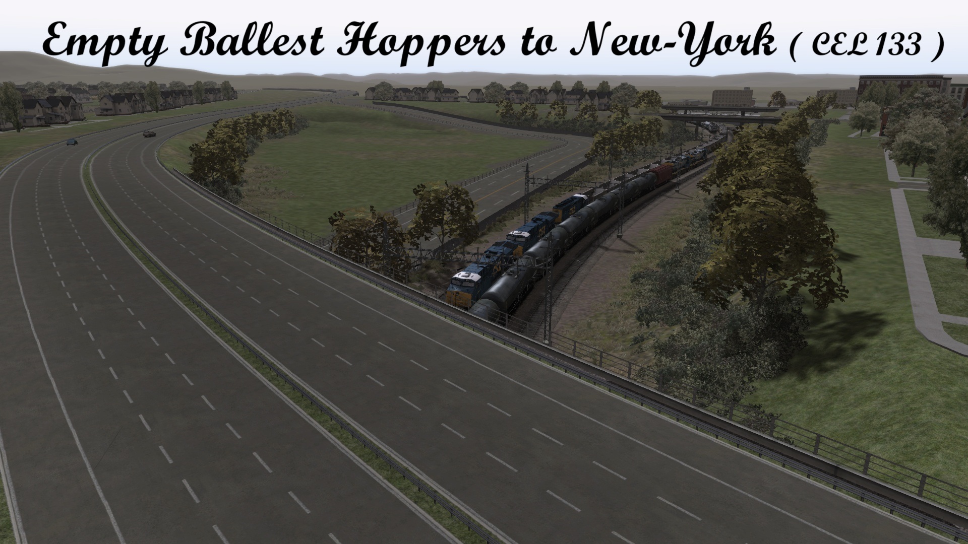Empty Ballast Hoppers to New-York ( CEL 133 )