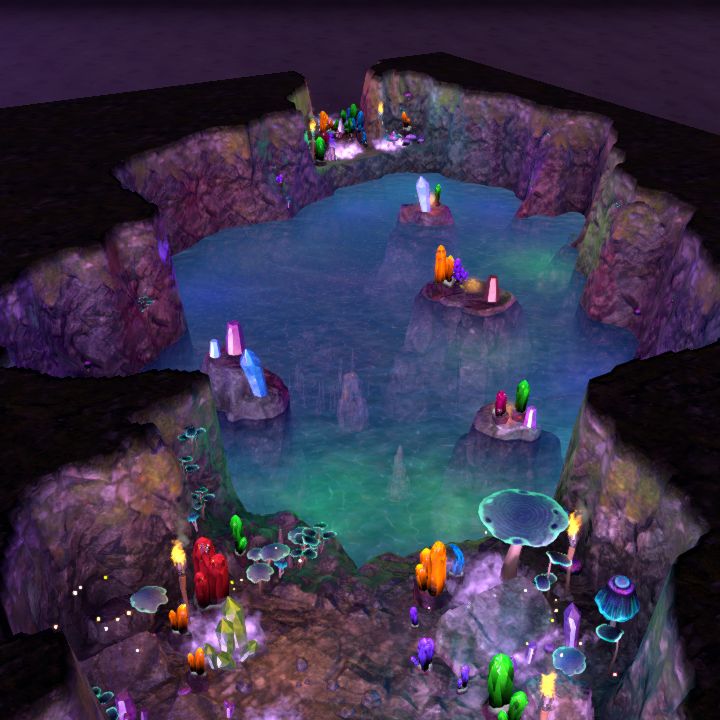 Trippy Cave 32x38, far out