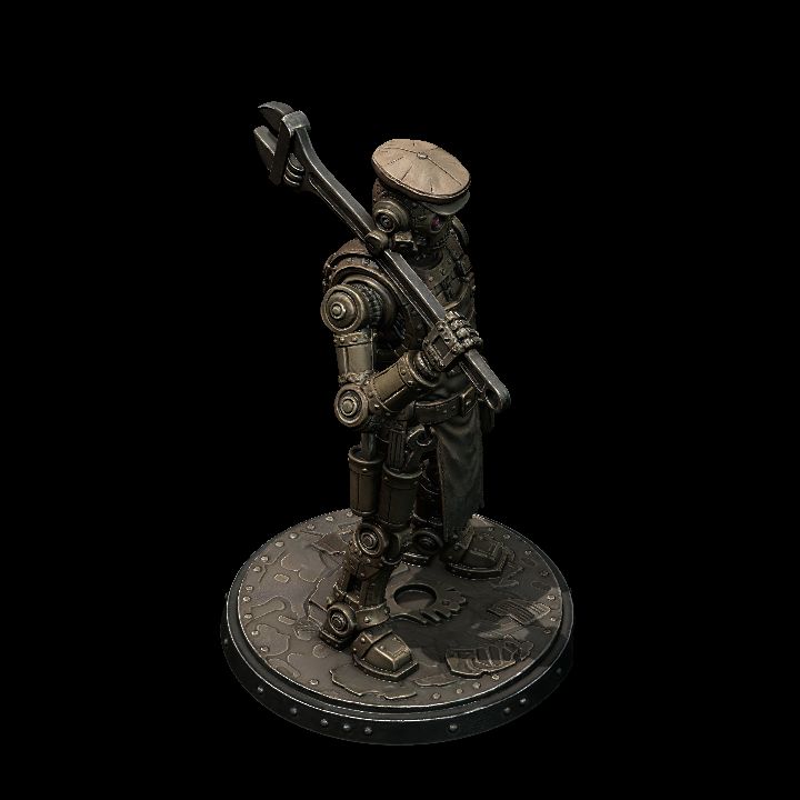 Steampunk Robot Worker