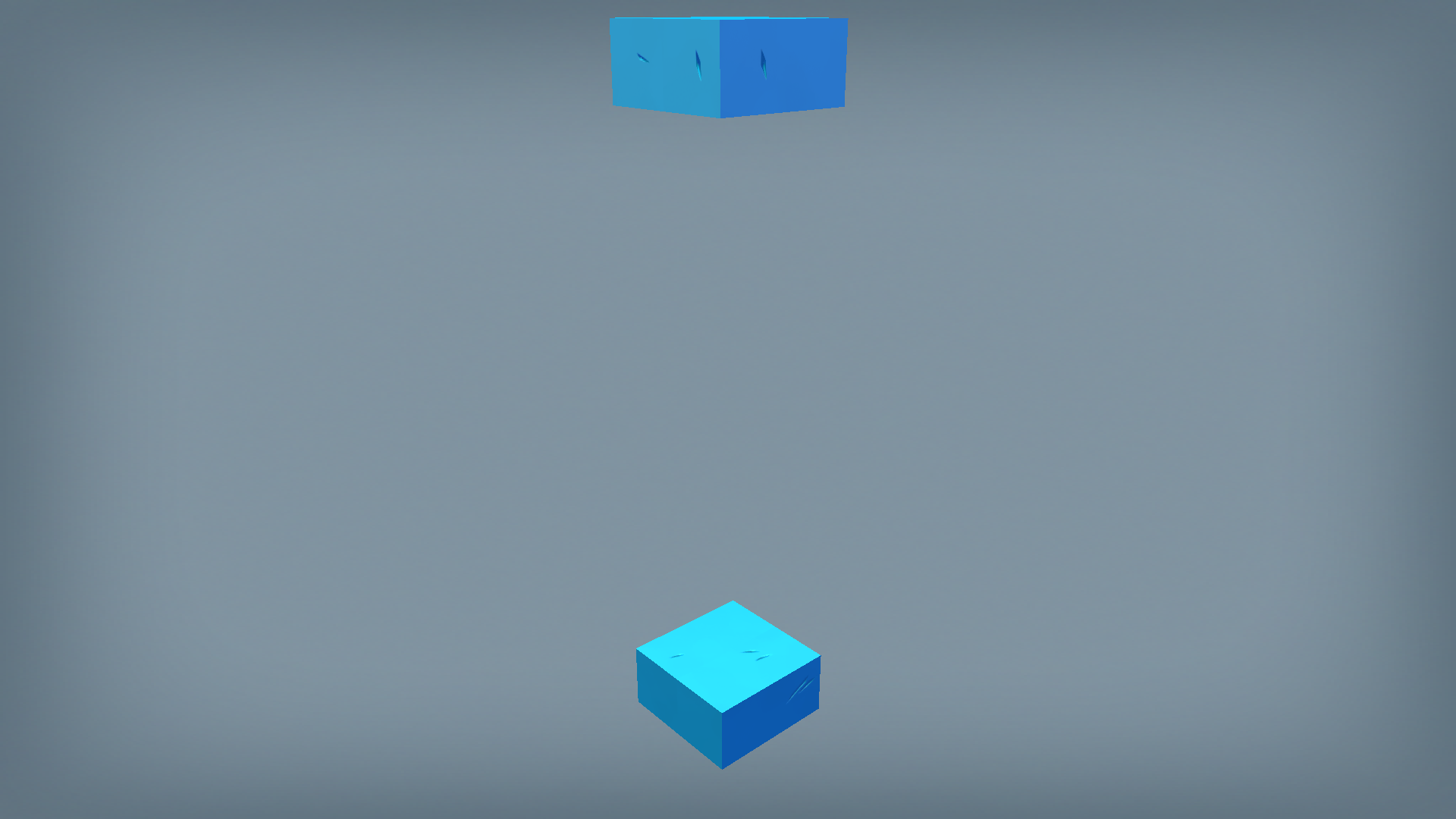 2 Blocks Connected by a Wonky Block