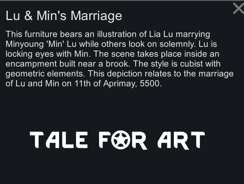 Tale for Art (Continued)