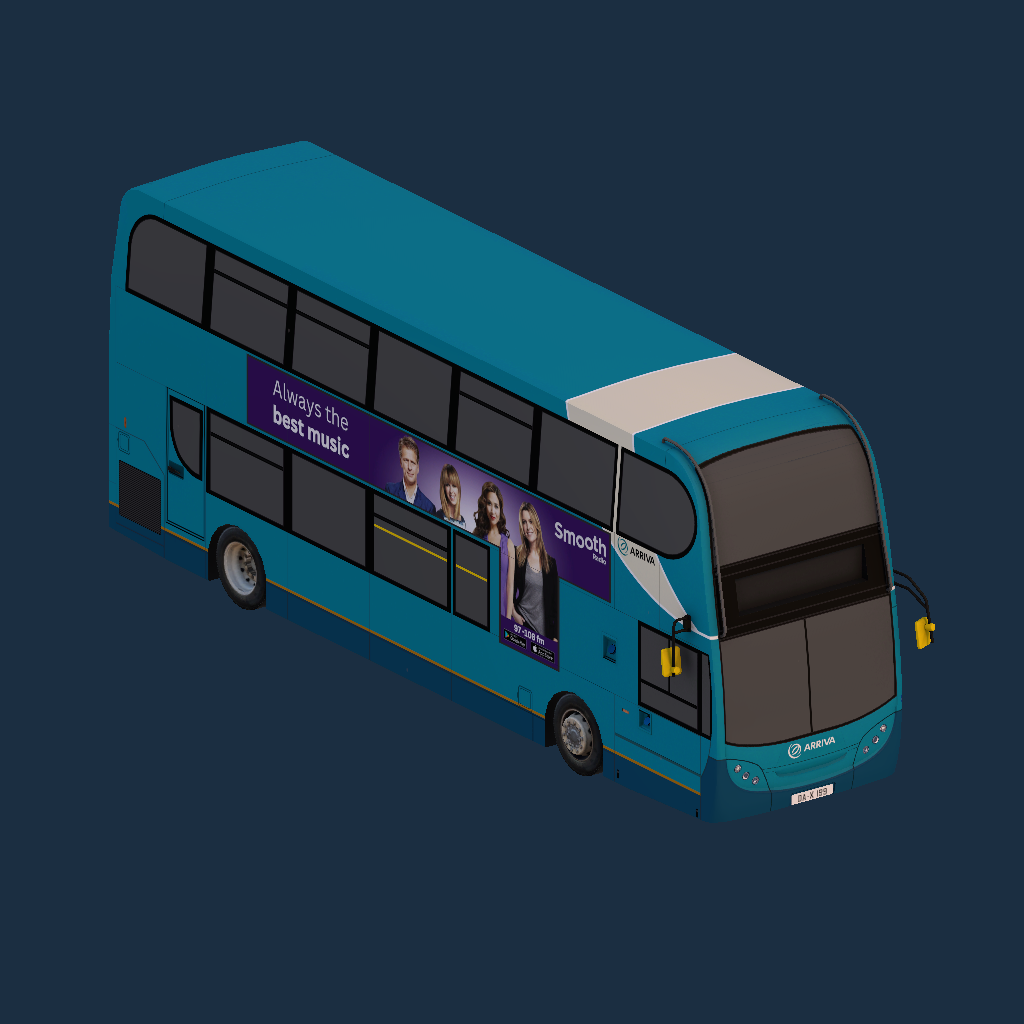 Alexander Dennis Enviro 400 Classic - Arriva Interurban (Blue Headlights + Adverts)