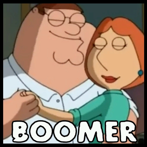 Peter Griffin and Lois Griffin (Boomer)