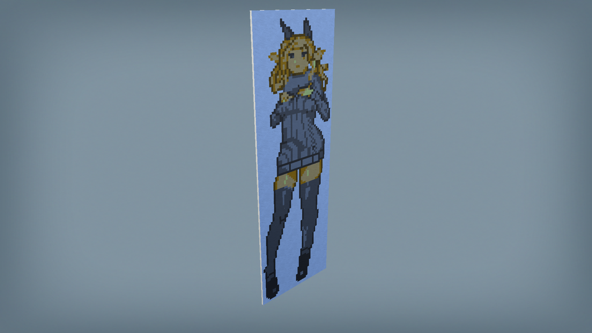 Эльфийка Pixel art