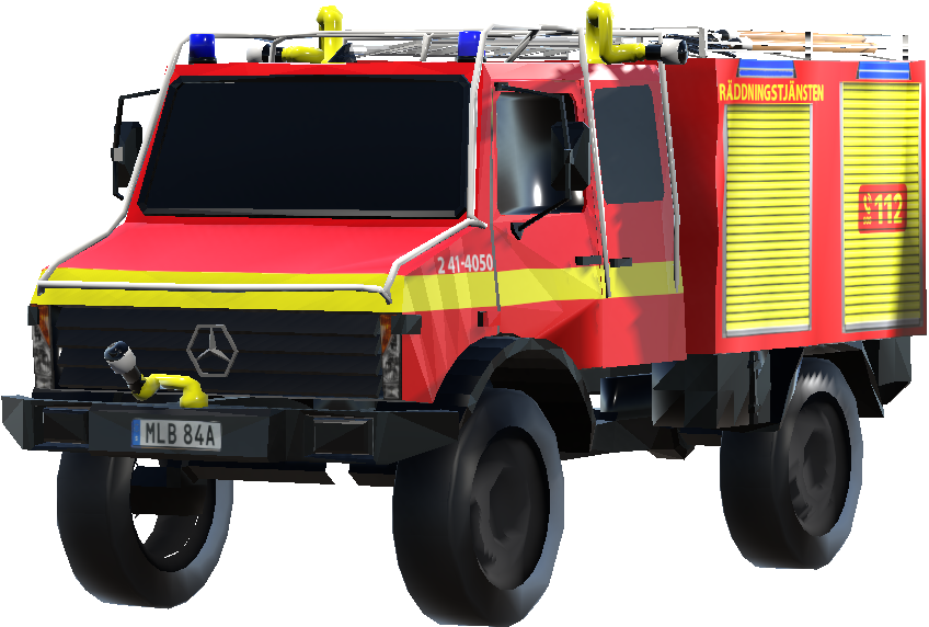 UNIMOG swedish fire / räddningstjänsten preview