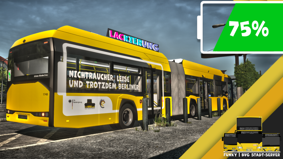 Solaris Akku Lackierung | Ähnlich BVG | 2025 | By Funky