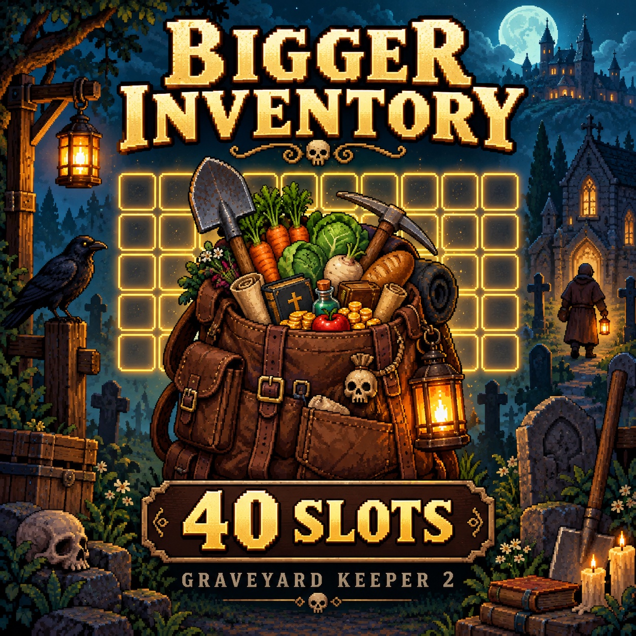 Bigger Inventory — 40 Slots