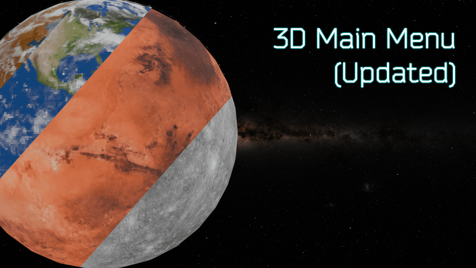 3D Main Menu