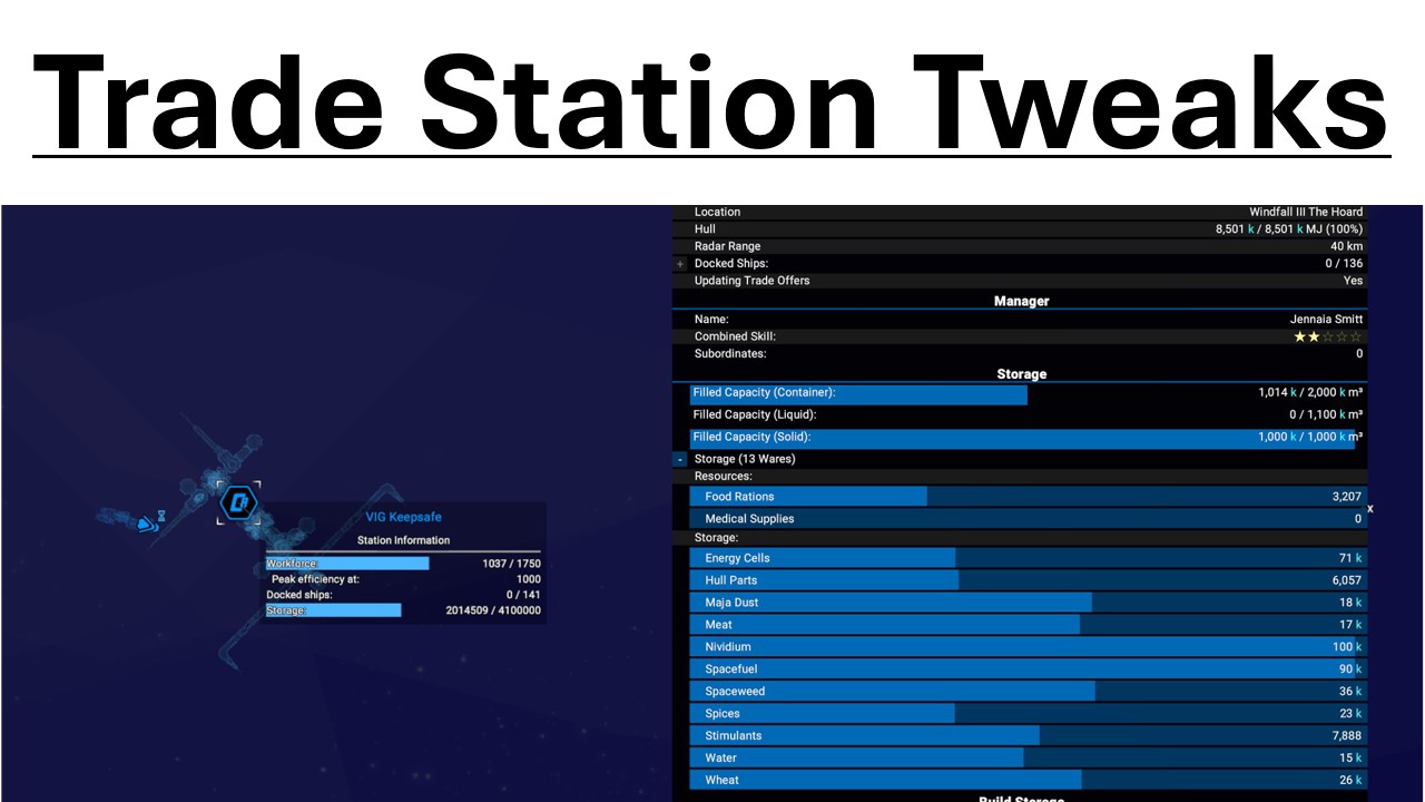 Trade Station Tweaks