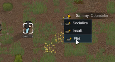 Drawxton - Socialize mod preview for RimWorld