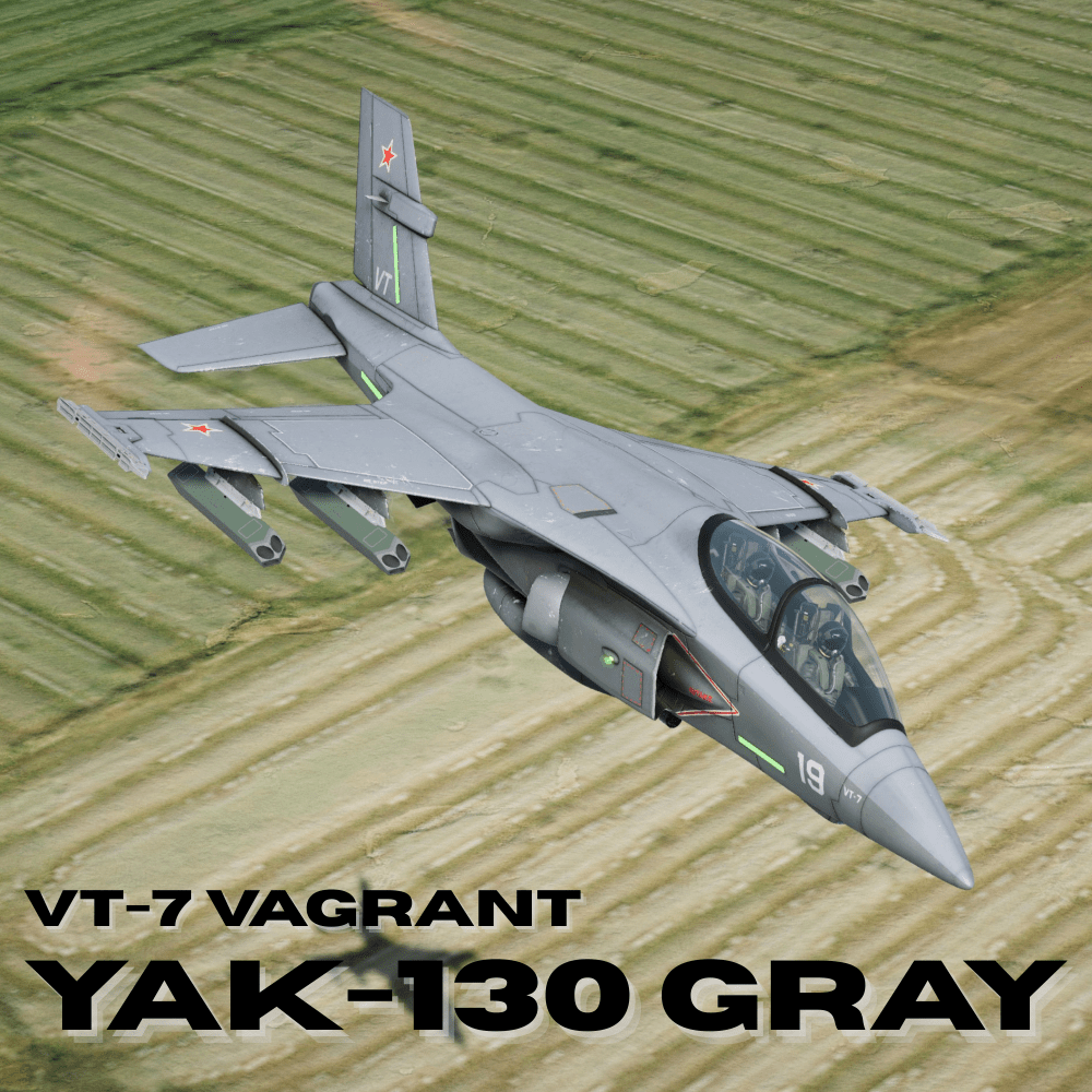 Yak-130 Gray - VT-7 Vagrant