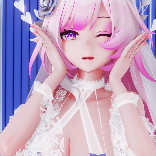 306_竖屏超涩吊带白丝礼服昔涟大兔兔4k_Cyrene_i_dle_Queencard
