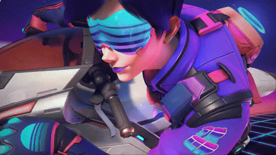 OW2 Synthwave Tracer Hunter

