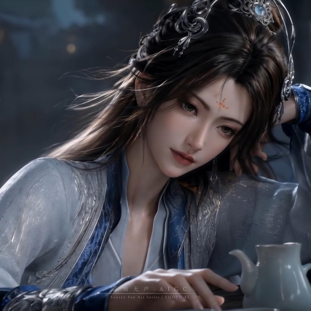 半窗灯影，佳人如画-凡人修仙传-落雨无声 preview