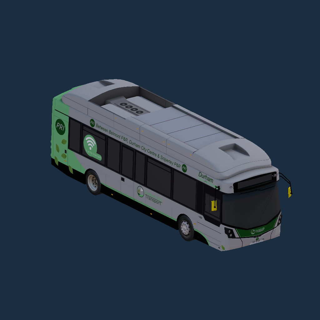 Wright StreetAir 10.6m Durham Vale Transport Durham City Park and Ride PR1 Branded