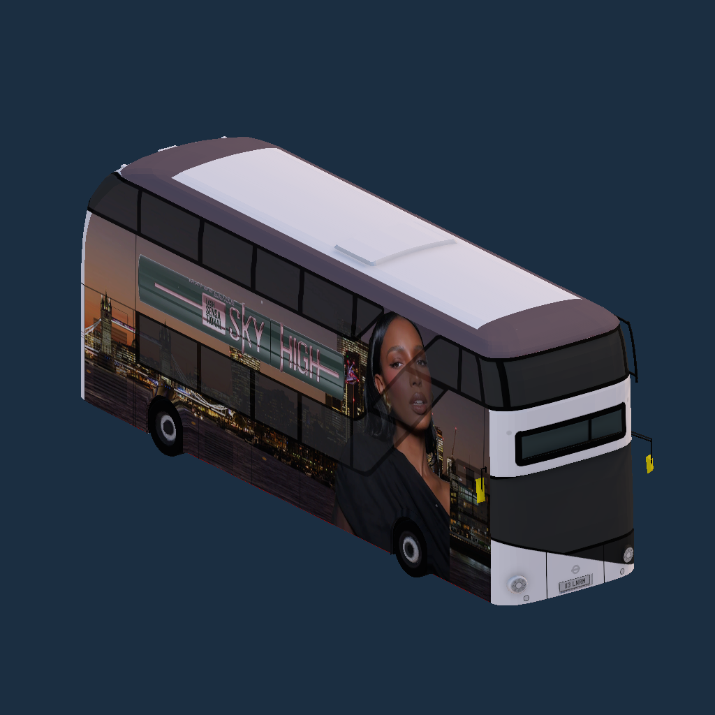 ElmBus London Boris Bus Maybelline New York AD Wrap