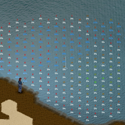 Show Fish Abundance – Project Zomboid Mod