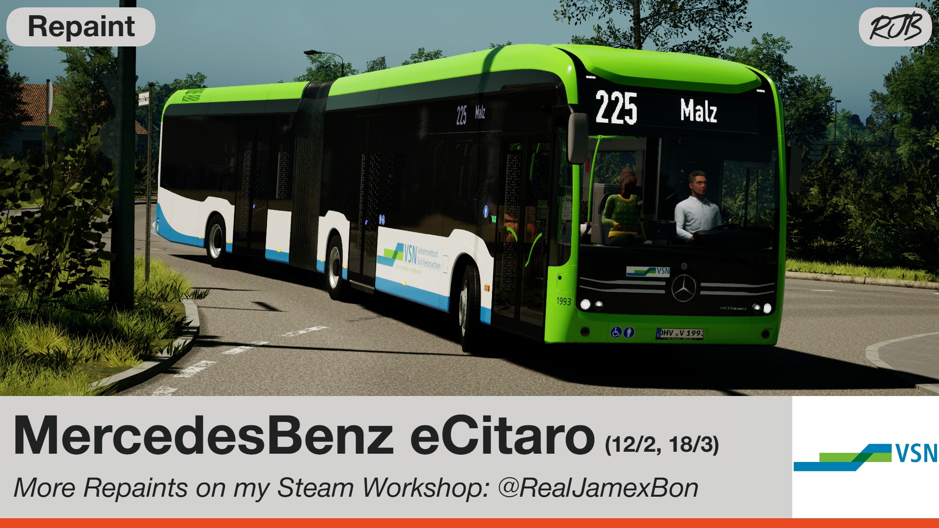 VSN Niedersachsen | Mercedes Benz eCitaro (12/2, 18/3)