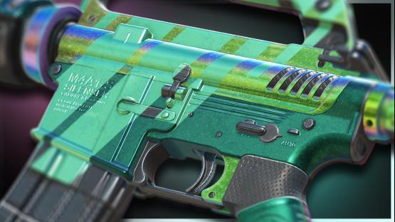 M4A1-S | Green Mamba (Glitter)