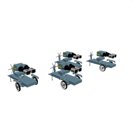 Quad A2AK9 Flak Cannons