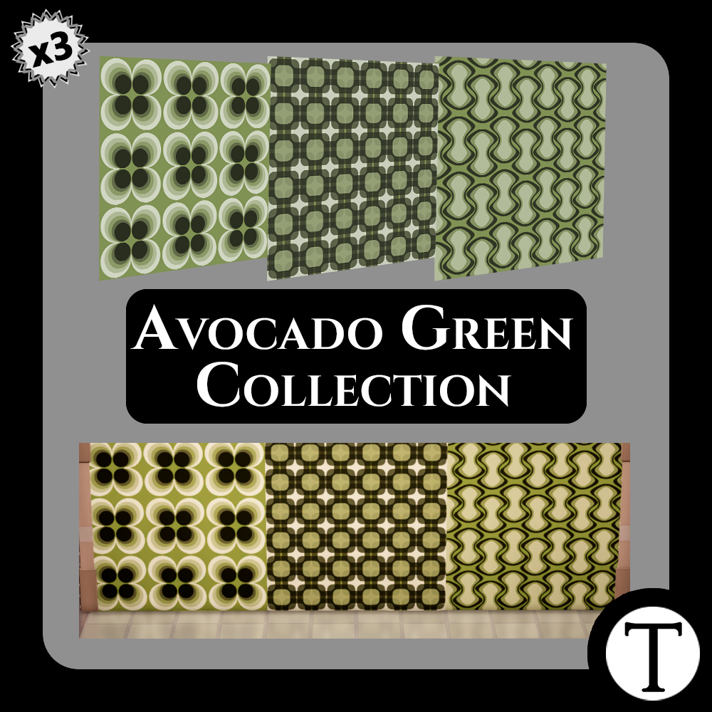 Avocado Green Wallpaper Collection