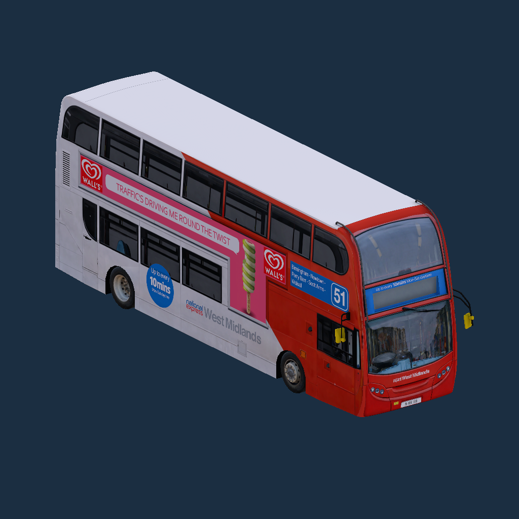 NXWM Enviro 400 - Line 51 (Advert 2)