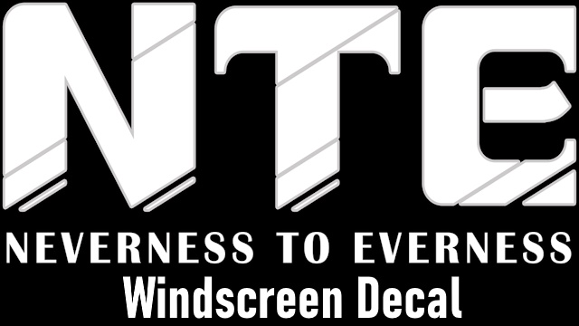 NTE Neverness to Everness Windscreen Decal