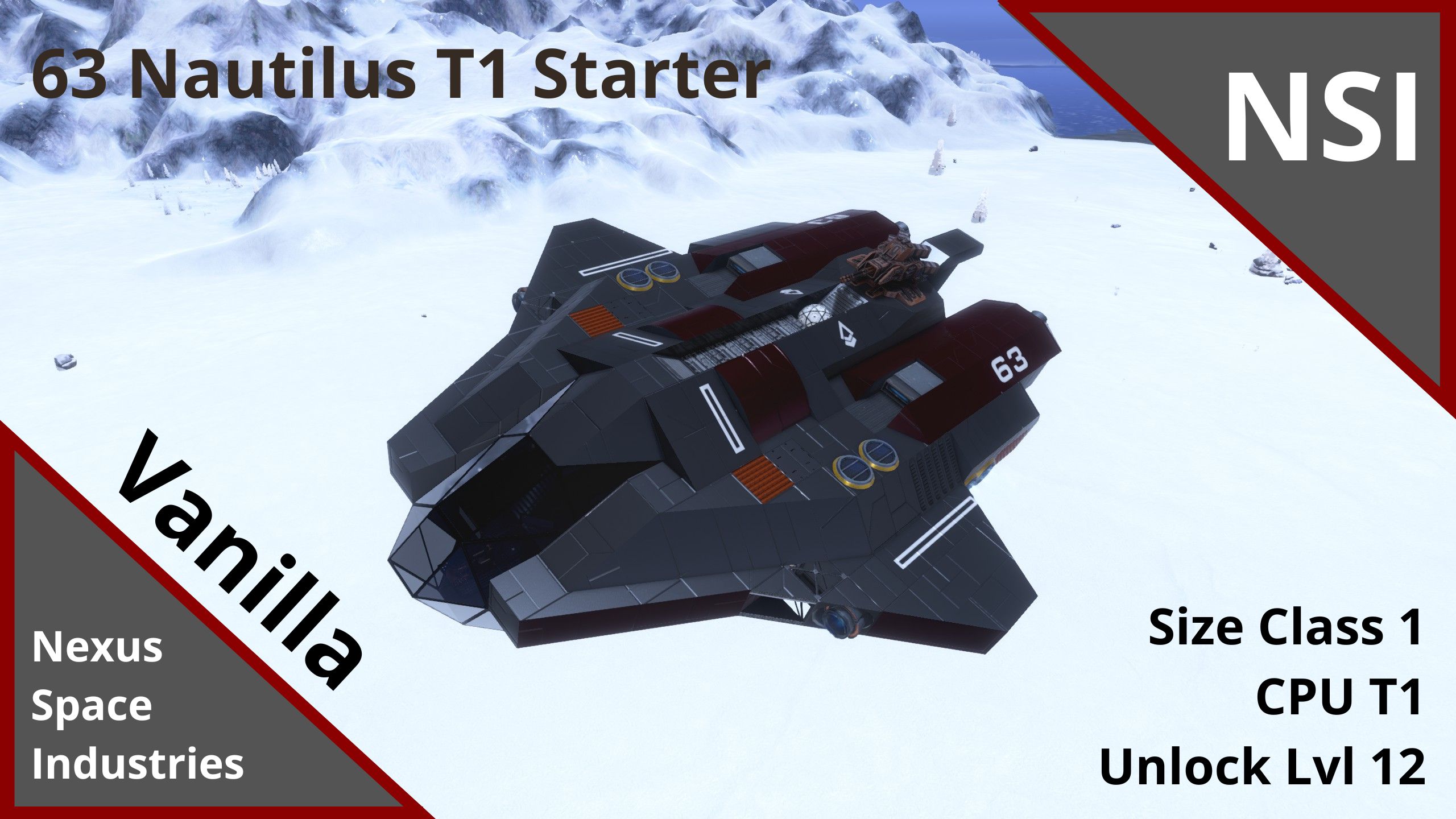 63 Nautilus T1 Starter (Vanilla)