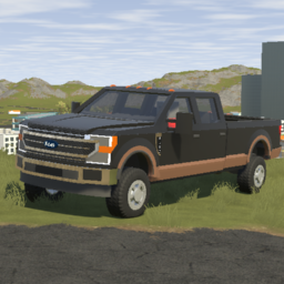 2020 Ford F-250 Lifted Bed King Ranch [Low Poly]