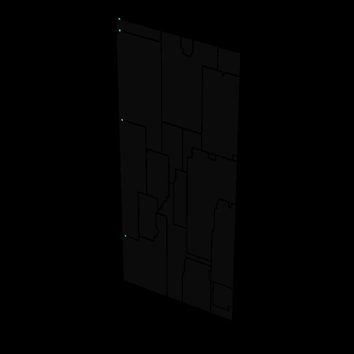 Scifi light panels - horiz green