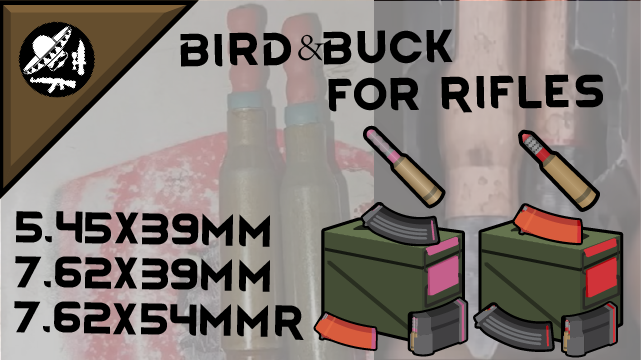 PBs Bird and Buck Shot Ammo For Rifiles